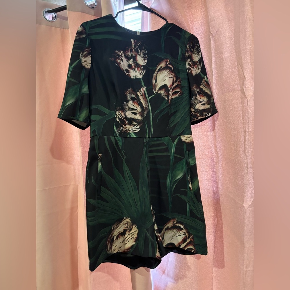 Ted Baker Floral Romper Size 3 US Size 12